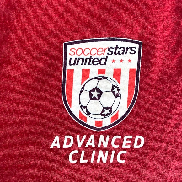 Boys SUPER SOCCER STARS Advanced Clinic T-Shirt SZ S - Picture 3 of 8